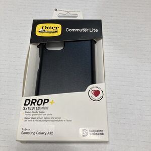 OTTERBOX Commuter Lite Series Case for Samsung Galaxy A12 - Black (77-82624)